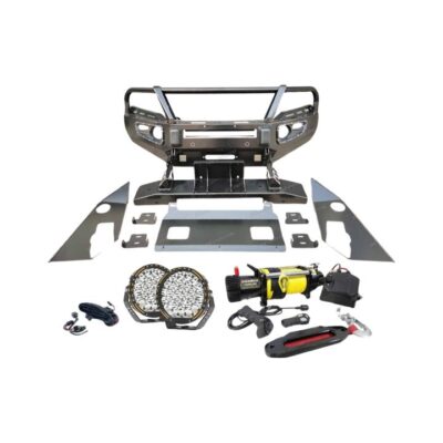 Premium Armor 3 Loop Bumper Bullbar Lights Winch for Mitsubishi Triton MR 19-20