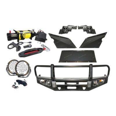 Premium Armor 3 Loop Bullbar Drive Light Winch for Toyota Landcruiser 105 Series