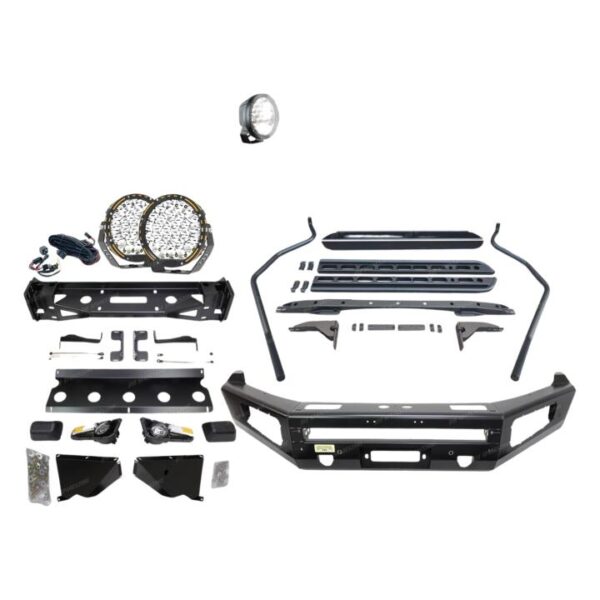 Ultimate Guard No Loop Bullbar Lights Side Steps for Volkswagen Amarok 10-21