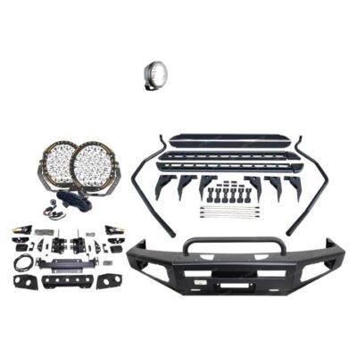 Safari Shield U Loop Bumper Bullbar Light Side Steps for Nissan Navara D40 08-15
