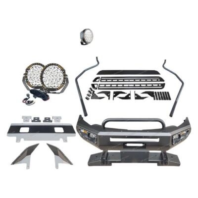 Safari Shield U Loop Bullbar Lights Side Steps for Mitsubishi Triton MQ 15-18
