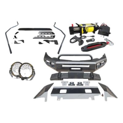 Safari Shield U Loop Bullbar Lights Side Steps Winch for Mitsubishi Triton MQ