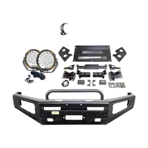 4X4FORCE Safari Shield U Loop Bullbar Lights for Nissan Navara D40 Spain 11-On