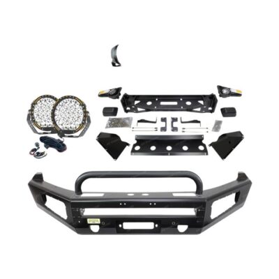 4X4FORCE Safari Shield U Loop Bullbar Drive Lights for Volkswagen Amarok 11-23