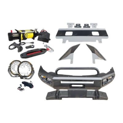 Safari Shield U Loop Bumper Bullbar Lights Winch for Mitsubishi Triton MQ 15-18
