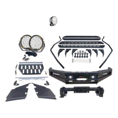 Ultimate Guard No Loop Bullbar Lights Side Steps for Toyota Hilux Vigo 12-15