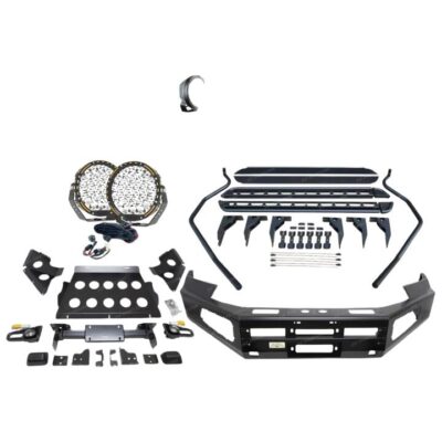 Ultimate Guard No Loop Bullbar Lights Side Steps for Toyota Hilux Rocoo 21-On