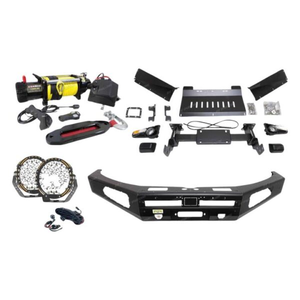 4X4FORCE Ultimate Guard No Loop Bumper Bullbar Lights Winch for GWM Cannon 2020+
