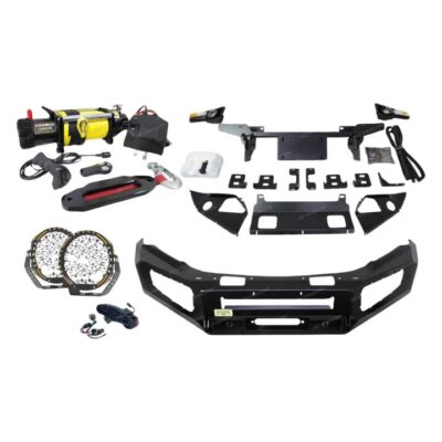 Ultimate Guard No Loop Bullbar Lights Winch for Mitsubishi Pajero Sport 15-19