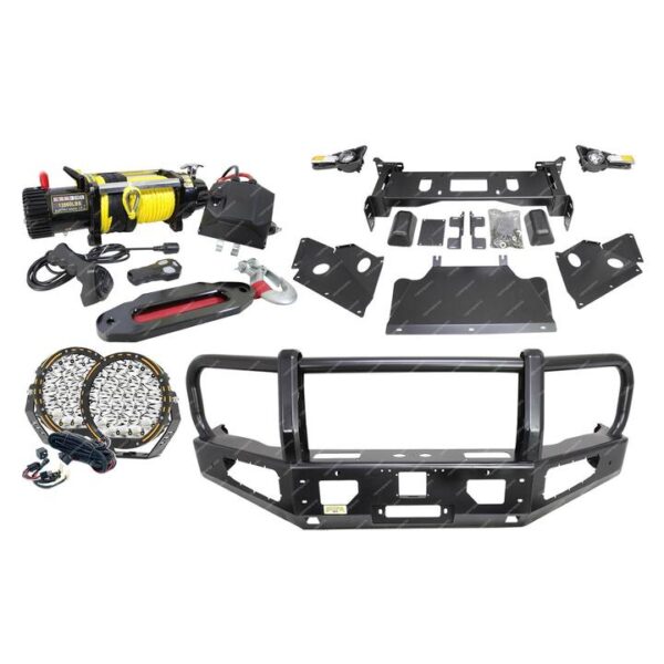 Premium Armor 3 Loop Bumper Bullbar Lights Winch for GWM Great Wall Tank 500