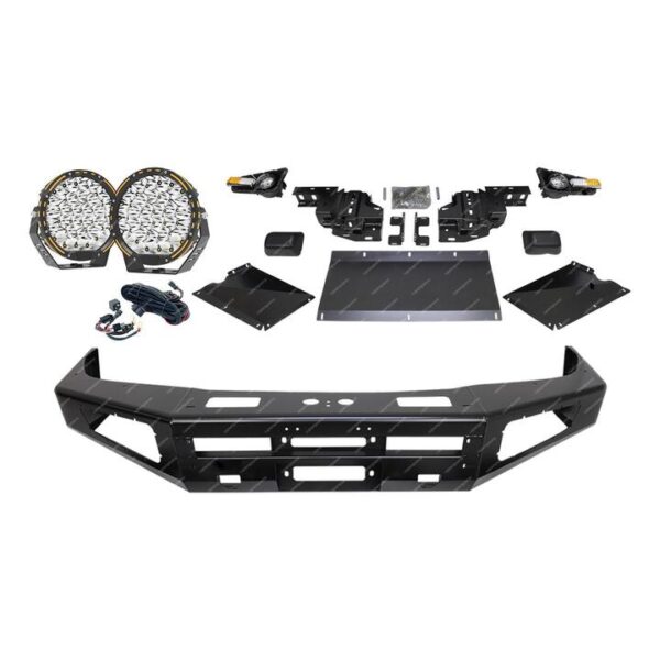 4X4FORCE Ultimate Guard No Loop Bullbar Lights for Toyota Landcruiser 100 Series