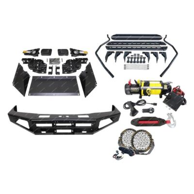 Ultimate Guard No Loop Bullbar Lights Side Step Winch for Toyota Landcruiser 100