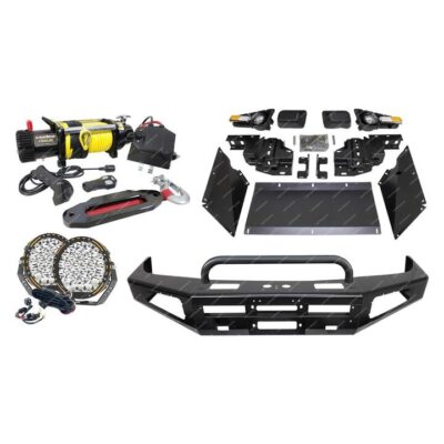 Safari Shield U Loop Bullbar Drive Light Winch for Toyota Landcruiser 100 Series