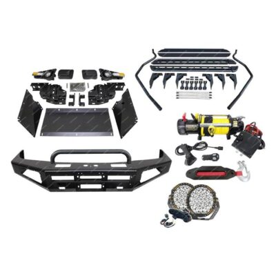 Safari Shield U Loop Bullbar Lights Side Step Winch for Toyota Landcruiser 100