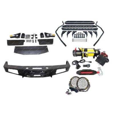 Ultimate Guard No Loop Bullbar Lights Side Step Winch for Toyota Landcruiser 80