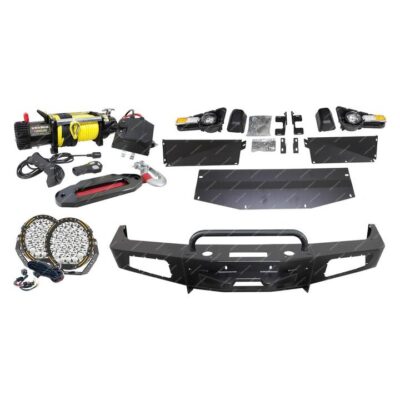 Safari Shield U Loop Bumper Bullbar Drive Lights Winch for Toyota Landcruiser 80