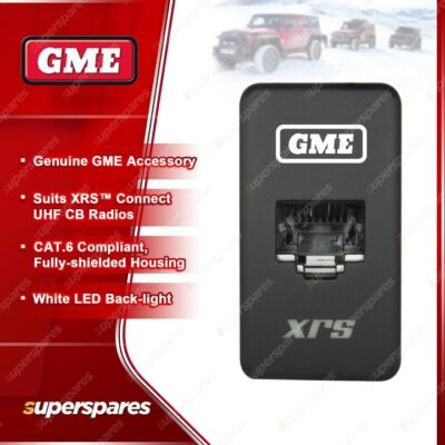 GME RJ45 Pass-Through Adaptor for Isuzu D-Max 2nd MU-X 1st 2012 - 2021 White