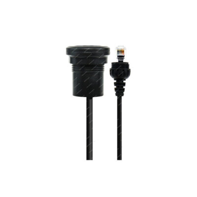GME IP67 Microphone Extension Lead 2M With Panel Mount LE119 - Suit XRS-390C