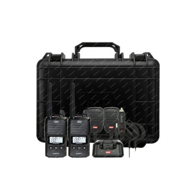 GME 5/1 Watt UHF CB Handheld Radio Including Accessories Twin Pack - TX6165TP