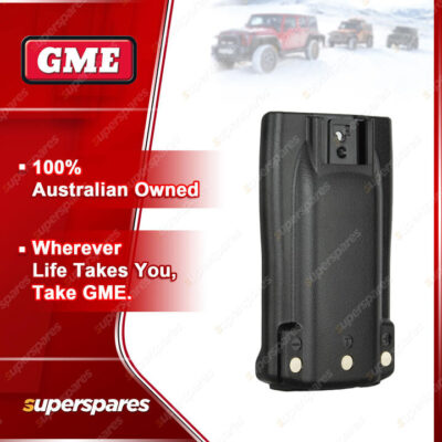 GME 2600Mah Black Li-Ion Battery Pack - Suit Radio TX6160 Variants