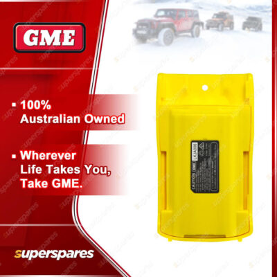 GME 2600Mah Bright Yellow Li-Ion Battery Pack - Suit Radio TX6160XY