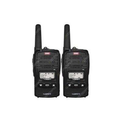 GME 1 Watt UHF CB Handheld Radio Kit with USB Charging - Twin Pack TX667TP