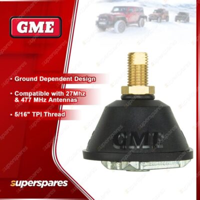 GME Universal Antenna Base Compatible with both 27Mhz & 477 MHz Antennas AB001