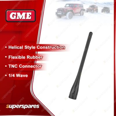 GME Replacement 1/4 Wave Flexible Rubber Antenna AE4022 - Suit Radio TX6500S