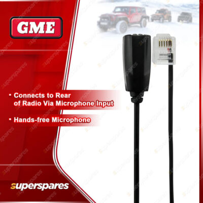 GME Hands-free Pillar Mount Microphone MC006 - To Suit Radio TX4500WS