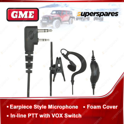 GME Earpiece Microphone HS009 - Suit TX665/TX667/TX675/TX677/TX685