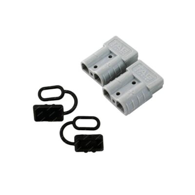 2 Pcs TAG Heavy Duty Connector Sets - 50Amp Anderson Plugs & Connector Covers