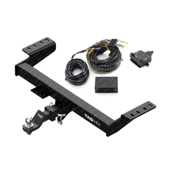TAG Heavy Duty 1-Piece Towbar & Brink Wiring for Ford Ranger PY T6.2 Cab Chassis