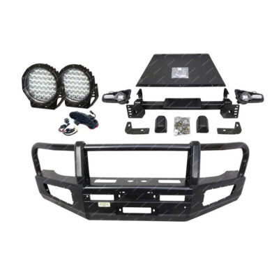 Premium Armor 3 Loop Bumper Bullbar + Drive Lights for Toyota FJ Cruiser 10-23