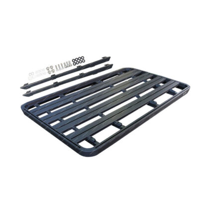 220x125cm Alloy Roof Rack Flat Platform & Brackets for Toyota Landcruiser 76