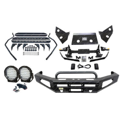 Safari Shield U Loop Bullbar Lights Side Steps for Toyota Landcruiser 200 08-15