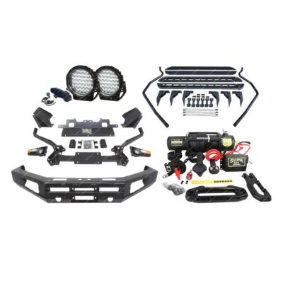 Ultimate Guard Bullbar Light Side Step Winch for Toyota Landcruiser 200 16-21