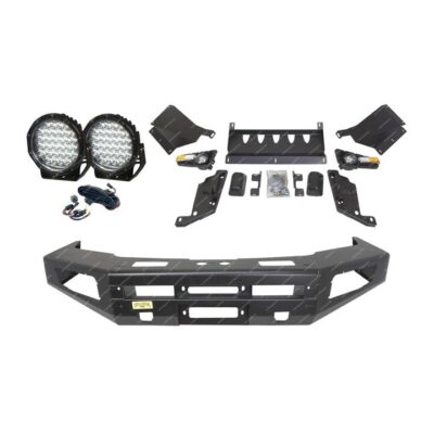 4X4FORCE Ultimate Guard No Loop Bullbar Lights for Nissan Patrol Y61 GU 05-On
