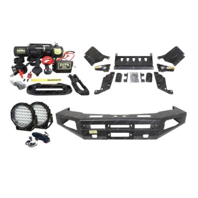 Ultimate Guard No Loop Bullbar Light Winch for Nissan Patrol Y61 GU 05-On