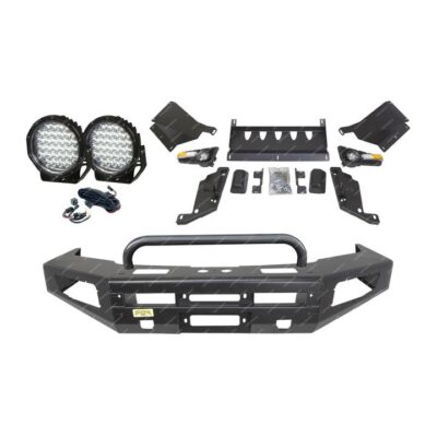 4X4FORCE Safari Shield U Loop Bullbar Lights for Nissan Patrol Y61 GU 05-On