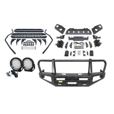 Premium Armor 3 Loop Bumper Bullbar Light Side Steps for Nissan Navara D40 06-11