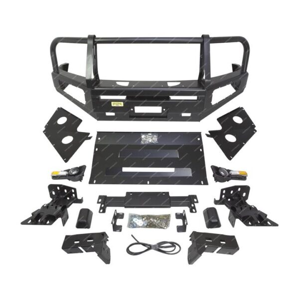 Premium Front Armor Bumper Bullbar with 3 Loop for Nissan Navara D40 Spain 11-On