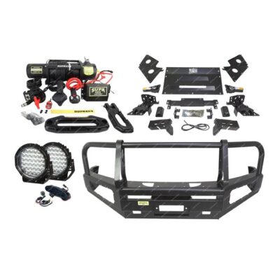 Premium Armor 3 Loop Bumper Bullbar Lights Winch for Nissan Navara D40 11-On