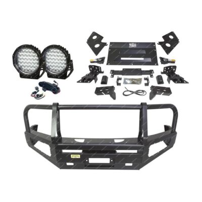 4X4FORCE Premium Armor 3 Loop Bullbar Lights for Nissan Navara D40 Spain 11-On