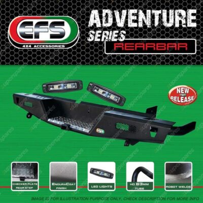 EFS Heavy Duty Rear Step Tow Bar Bumper for Nissan Navara NP300 14-on