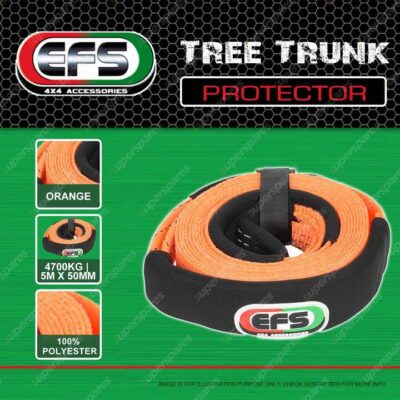 EFS Orange 100% Polyester Tree Trunk Protector 4700kg 5m x 50mm Premium Quality