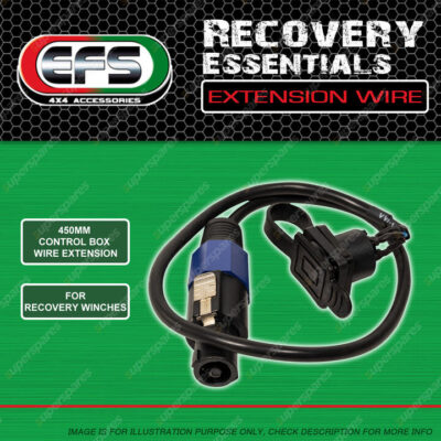 EFS Recovery Connection Wire Extension Remote Socket Extension for Recon Winches
