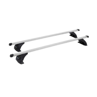2 x Yakima Standard Through Bar Silver 110cm - Roof Rack Bar Aluminium