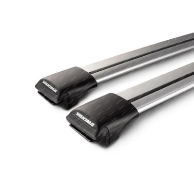 2 x Yakima Rail Bar 91/97cm Silver S55Y Roof Rack Bar Patented SmartFill