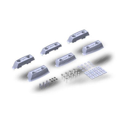 Yakima LockNLoad Fixed Point Kit 3Bar - Black Height 8cm Length 37cm