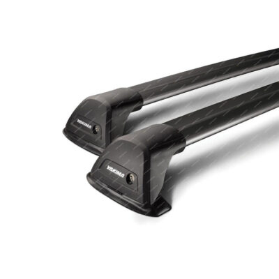 2 x Yakima Flush Bar 105/110cm Black S27YB Roof Rack Bar Powder-Coated